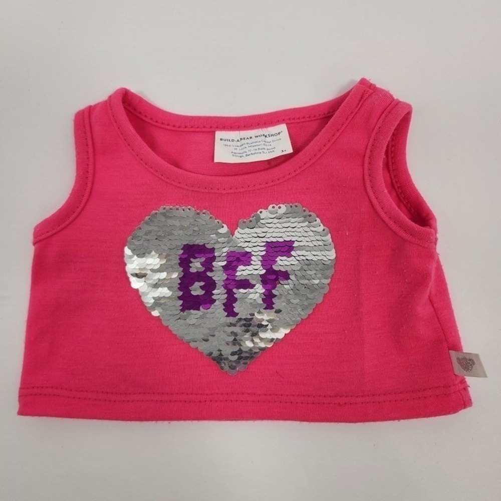 Build-A-Bear Workshop - BFF shirt - reversible sequin design